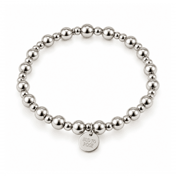 Brea Elastic Small Bracelet Silver